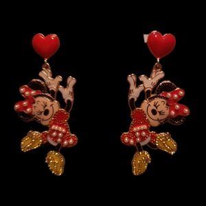 NIB Disney X BaubleBar Minnie Earrings